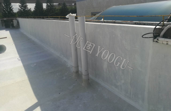 女儿墙涂装效果