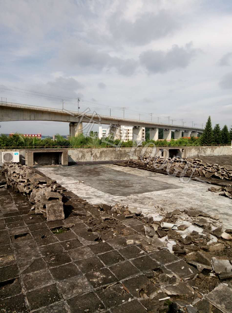屋顶混凝土防水实拍