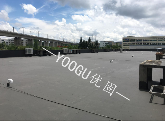 屋面混凝土防水施工完毕效果实拍