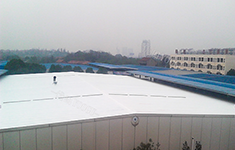 Metal roof insulation