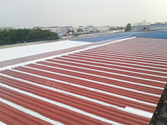 Metal roof insulation