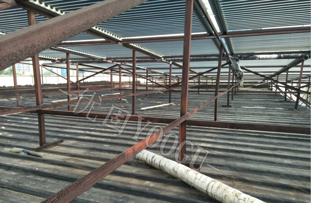 施工前屋面实拍