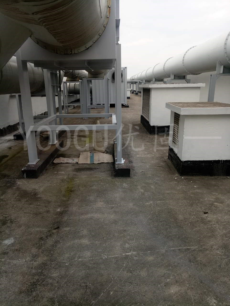 Roof shot after construction