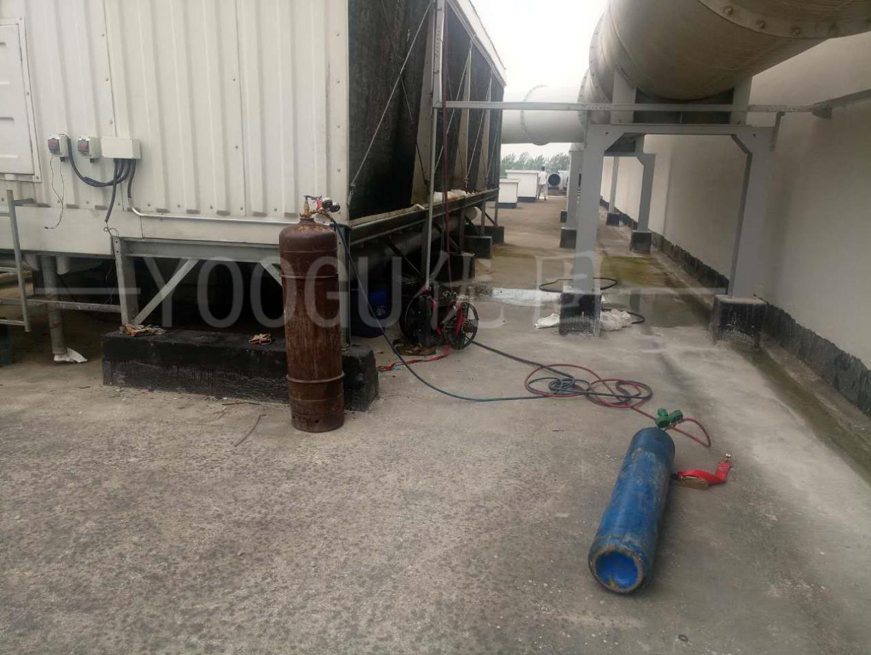 Roof shot after construction